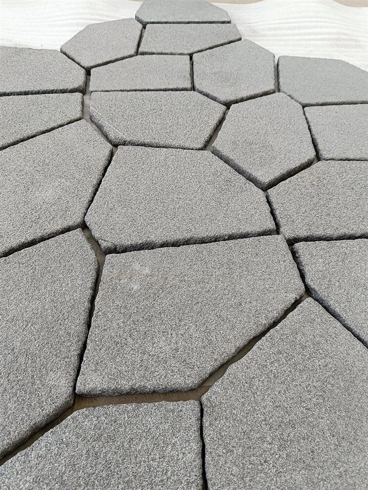 Black Granite Paver Landscape Tile Flagstone JRL-037