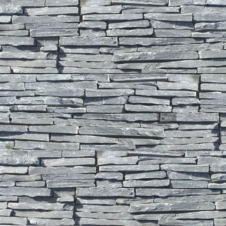 Thin Strips Tiag Pob Zeb Phab Ntsa Panels Grey Slate JRN-013TS